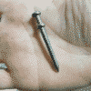 Floor Brace Nail in hand