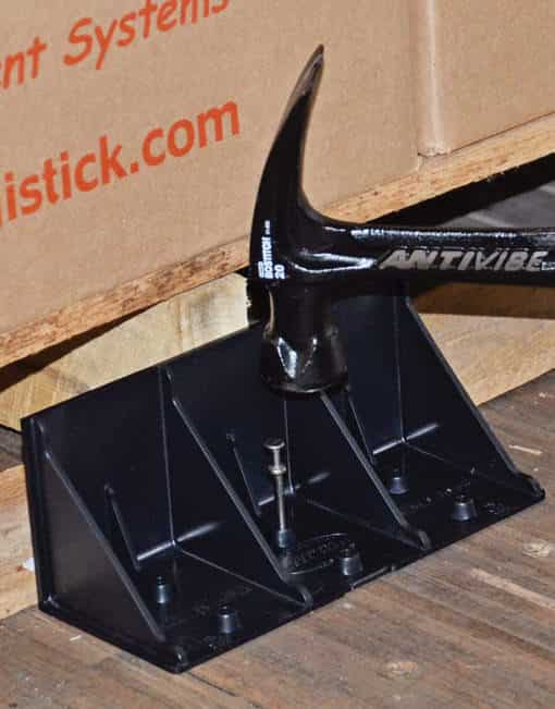 Floor Brace® hammer installed