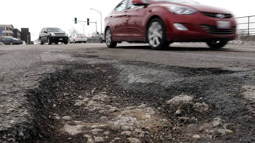 Potholes Plaguing Highways & Shippers